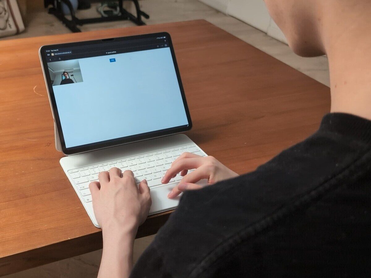 Project Argus screening station set up inside a partner clinic